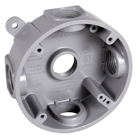 5 inch round junction box|round shallow wall electrical box.